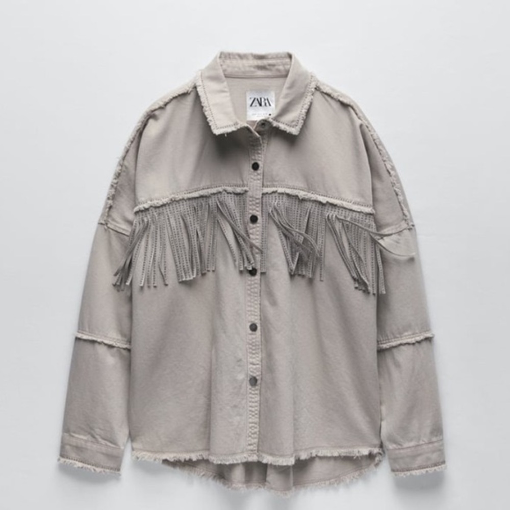 Zara Fringe Jacket